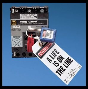 PANDUIT SQUARE D I-LINE/FEDERAL PACIFIC ( FPE ) CIRCUIT BREAKER LOCKOUT DEVICE