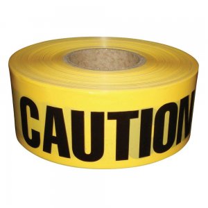 NEW PIG PLS325 YELLOW BARRICADE CAUTION TAPE FOR QUICK SPILL RESPONSE CONTROL