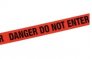 NEW PIG PLS326 RED DANGER BARRICADE TAPE WITH HIGH VISIBILITY WARNING MESSAGE
