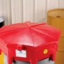 PIG POLY DRUM FUNNEL RED W/ HNG LID EACH