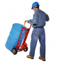 WESCO DLY306 STEEL DRUM TRUCK WITH CHIME HOOK & NOSE PRONGS (1,000 LB)
