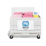 PIG EXTRA -LARGE RESPONSE CART FOR ACIDS AND CAUSTICS W/5