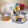 PIG LARGE OVERPAK KIT FOR OILS, COOLANTS, SOLVENT AND WATER