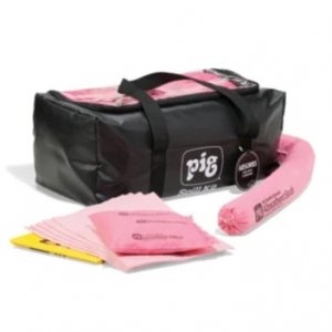 PIG SEE-THRU SPILL KIT HAZ-MAT DUFFLE BAG EACH