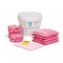 PIG SPILL KIT IN A 76-LITRE CONTAINER FOR ACIDS AND CAUSTICS