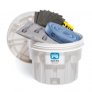 PIG SPILL KIT IN A 76-LITRE CONTAINER FOR OILS, COOLANTS, SOLVENTS AND WATER