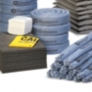 PIG SPILL KIT IN A 95 GALLON WHEELED OVERPACK SALVAGE DRUM