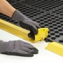 NEW PIG BEVELED SAFETY EDGE, YELLOW, MALE (3.75