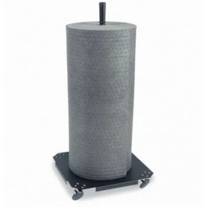 NEW PIG GEN249 PIG® VERTICAL MAT ROLL HOLDER WITH NO-TIP SWIVEL CASTERS