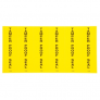 NEW PIG LBL100 YELLOW TAMPERPROOF SEAL LABEL FOR SPILL KITS
