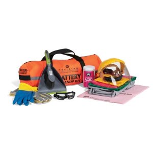 PIG BAT330 OBSIDIAN LITHIUM BATTERY CLEANUP KIT WITH HF NEUTRALISING ABSORBENT