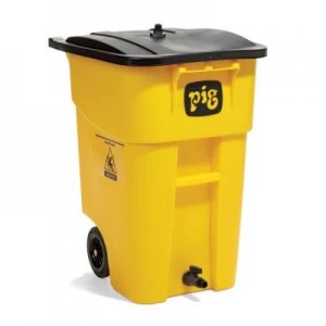 PIG TLS1100 30-GALLON MOBILE CONTAINER WITH WHEELS AND 0.75