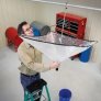 PIG TLS461 UMBRELLA-STYLE ROOF LEAK DIVERTER TARP KIT WITH FAST HOOK INSTALLATION