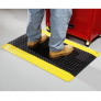 NEW PIG FLM447-BWY DECK-PLATE ANTI-FATIGUE MAT WITH HIGH-VIS YELLOW BORDER