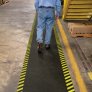 NEW PIG GRPSB36206 ADHESIVE-BACKED GRIPPY® FLOOR MAT WITH HIGH-VISIBILITY SAFETY BORDER