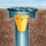 PIG PLR208 CONICAL DRAIN PLUG CHEMICAL RESISTANT SEAL FOR 2 INCH DRAINS