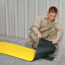 PIG PLR255 RECTANGULAR DRAIN COVER WITH REUSABLE CHEMICAL RESISTANT SEAL
