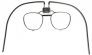 NORTH SPECTACLE INSERT FOR ALL FULL FACEPIECES, METAL FRAME WITH WIRE SPRING