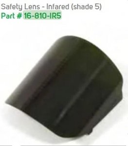 RPB Z-LINK SAFETY LENS - IR TINTED SHADE 5 ANTI SCRATCH