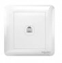 SCHNEIDER AFFLE PLUS 1G TELEPHONE SOCKET, WHITE – 1 GANG