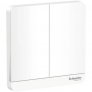 SCHNEIDER AVATARON 16AX 250V 2G 1W SW STYLISH DESIGN WHITE