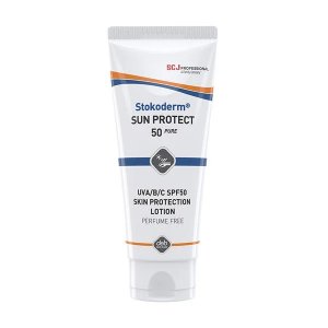 SCJ STOKODERM SUN PROTECT 50 PURE SPF50+ UV SUN CREAM, WATER-RESISTANT, NON-GREASY, 100ML