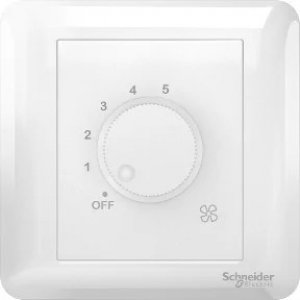 SCHNEIDER AFFLE PLUS 100W 220V 1 GANG FAN CONTROLLER, WHITE