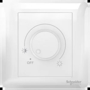 SCHNEIDER AFFLE PLUS 250W 220V 1 GANG DIMMER, WHITE
