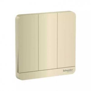 SCHNEIDER AVATARON SWITCH 16AX 250V 3G 2W 2-WAY WINE GOLD FINISH