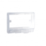 SCHNEIDER (ET223R_TR) FULL-TIME WEATHERPROOF TWIN G SOCKET COVER IP55 TRANSPARENT