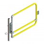 KEE SAFETY SGEUPC2 ADJUSTABLE SELF CLOSING INDUSTRIAL SAFETY GATE YELLOW POWDER COATED