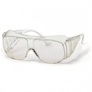 UVEX 9161 CLEAR OVERSPEC SAFETY GLASSES WITH UV400 PROTECTION