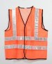 WORKGARD SV100OR ORANGE SAFETY VEST WITH REFLECTIVE STRIPS