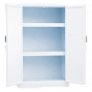 WORKSAFE® PP ACID & CORROSIVE CABINET 60 GAL – LIQUID-TIGHT, LEAKPROOF SUMP