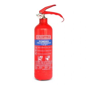 HERCULES 2KG ABC DRY POWDER FIRE EXTINGUISHER 13A:55B WITH WALL BRACKET (SETSCO APPROVED)
