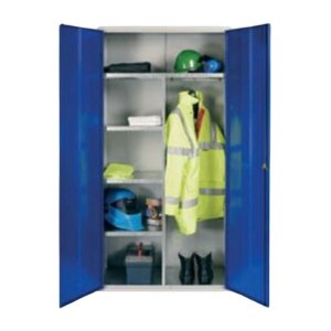 PPE CLOTHING & EQUIPMENT CABINET WITH 3 POINT SECURITY LOCKING