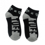 WORKSAFE® TUFFSOX COOLMAX® MOISTURE-WICKING ANKLE SOCKS - BLACK/GREY