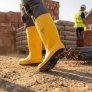 WORKSAFE® VULCAN S5 STEEL TOE PVC SAFETY BOOTS - YELLOW