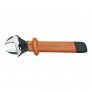 EGA MASTER PHOSPHATED 1000V ADJUSTABLE WRENCH WITH PVC HANDLE