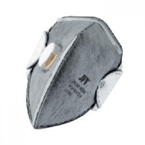 JFY 3153 Vertical Fold Particulate Respirator with Value & Carbon Layer