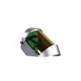 High Heat Face Shield Crown and Window Green Gold