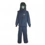 LAN 40 Cal Arc Flash Hood, Coat, and Bib Suit Set w/ LED and Vent