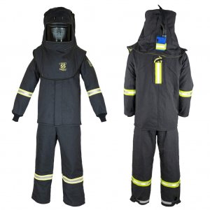 TCG 55 Cal Deluxe Arc Flash Suit Kits w/ Light and Vent