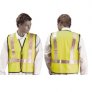 SW192-2 REFL VEST W/VELCO AT WAIST
