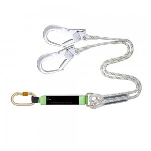 TWIN LANYARDS W/ ENERGY ABSORBER