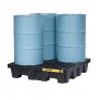 ECOPOLYBLEND™ SPILL CONTROL PALLET, 4 DRUM SQUARE