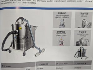 Cleanvac Electric Explosion-Proof Vacuum Cleaner (Customizable)