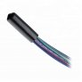 Black Vinyl End Cap Wire Cable Tube Pipe Cover Protector RVC Series