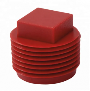 NPT Threads Square Head Sealing Gas Oil Threaded Plastic Waterproof Sealing Npt Pipe Male Plug