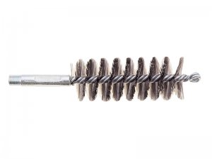 Stainless Steel Tube Brush with white male connection.